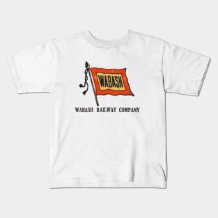 Vintage Wabash Railroad Kids T-Shirt